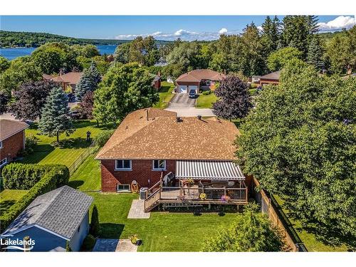 100 Peel Street, Penetanguishene, ON - Outdoor With Deck Patio Veranda With View