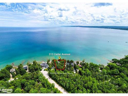 313 Cedar Ave, Meaford, ON - Outdoor With Body Of Water With View