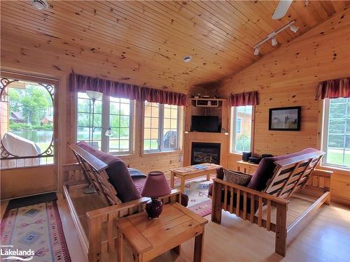 50 Cabin Crescent, Wasaga Beach, ON - Indoor With Fireplace