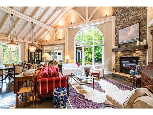 120 Rankins Crescent, The Blue Mountains, ON - Indoor Photo Showing Living Room With Fireplace