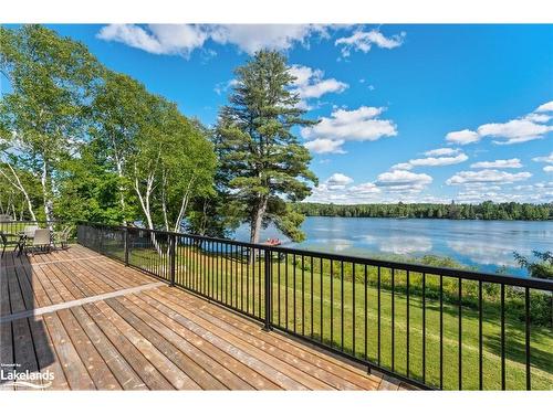 4318 Glamorgan Road, Dysart, ON - Outdoor With Body Of Water With Deck Patio Veranda With View
