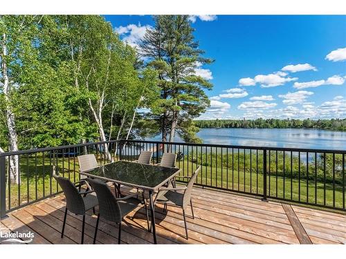 4318 Glamorgan Road, Dysart, ON - Outdoor With Body Of Water With Deck Patio Veranda With View