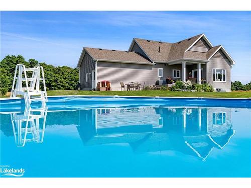 615796 3Rd Line, The Blue Mountains, ON - Outdoor With Above Ground Pool With Backyard