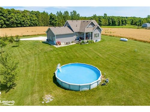 615796 3Rd Line, The Blue Mountains, ON - Outdoor With Above Ground Pool