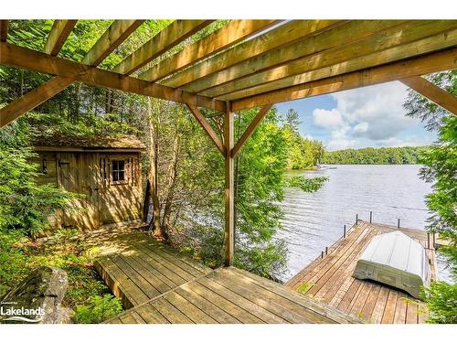 1096 Farmer Hays Drive, Dorset, ON - Outdoor With Body Of Water With Deck Patio Veranda