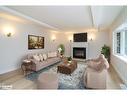 15 Hawthorne Drive, Innisfil, ON  - Indoor Photo Showing Living Room With Fireplace 