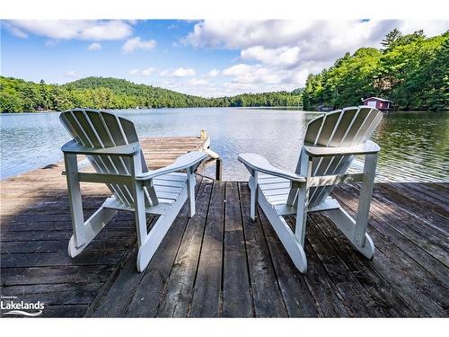 2401 Bear Lake Road, Dorset, ON - Outdoor With Body Of Water With Deck Patio Veranda