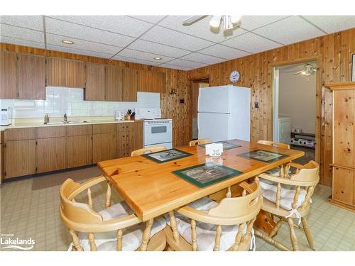 2401 Bear Lake Road, Dorset, ON - Indoor Photo Showing Kitchen With Double Sink