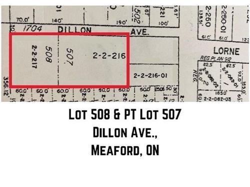 & Part Lot 507-Lot 508 Dillon Avenue, Meaford, ON 