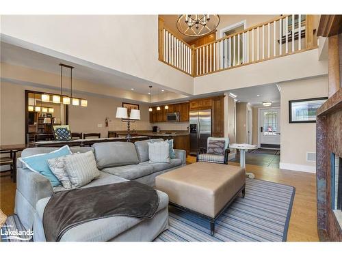 602 Glen Abbey Way, Mactier, ON - Indoor Photo Showing Living Room With Fireplace