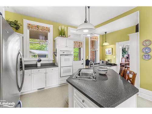 63 Bridge Street, Meaford, ON - Indoor Photo Showing Kitchen With Double Sink