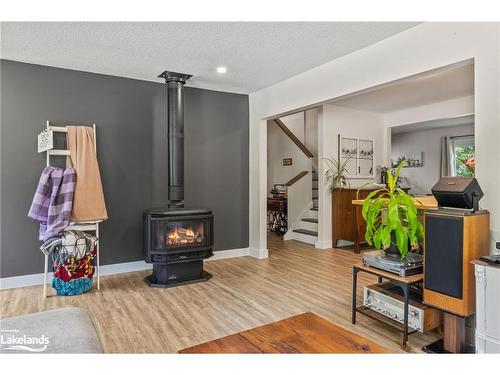 51 Louis Avenue, Tiny Twp, ON - Indoor With Fireplace