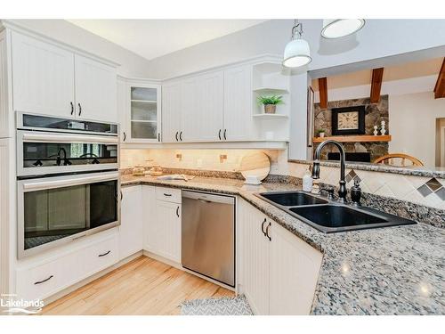 1259 Golf Course Road, Huntsville, ON - Indoor Photo Showing Kitchen With Double Sink