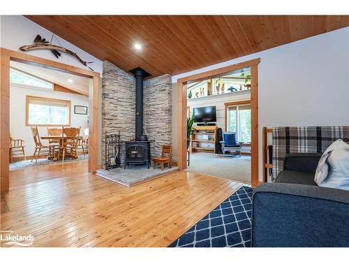 29 Lasalle Trail, Tiny, ON - Indoor Photo Showing Living Room With Fireplace