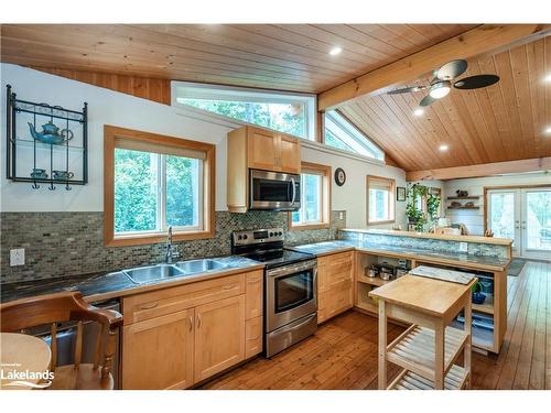 29 Lasalle Trail, Tiny, ON - Indoor Photo Showing Kitchen With Double Sink