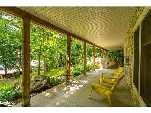 1201 Tingey Road N, Bracebridge, ON - Outdoor With Deck Patio Veranda