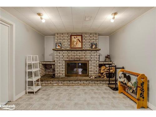 165 Lafontaine Road E, Tiny, ON - Indoor With Fireplace