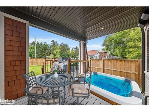 181 Anglo Street, Bracebridge, ON - Outdoor With Deck Patio Veranda With Exterior