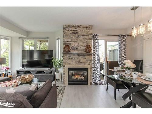 53 Sundial Court, Collingwood, ON - Indoor Photo Showing Living Room With Fireplace