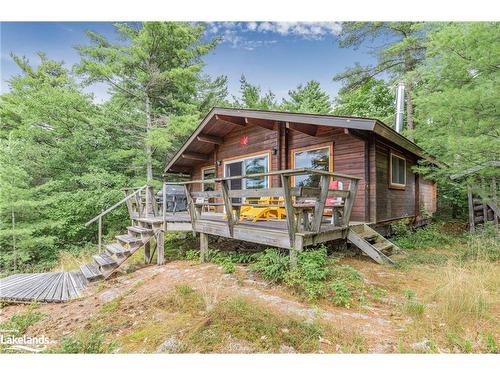 B207-10 Wahsoune Island, Archipelago South, ON - Outdoor With Deck Patio Veranda