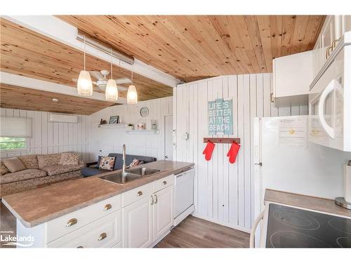 1486 Tiny Beaches Road N, Tiny, ON - Indoor Photo Showing Kitchen With Double Sink