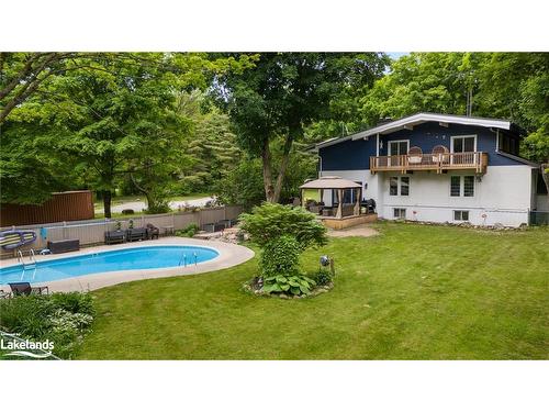 6157 9 Line N, Oro-Medonte, ON - Outdoor With In Ground Pool With Deck Patio Veranda With Backyard