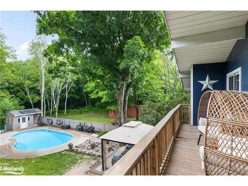 6157 9 Line N, Oro-Medonte, ON - Outdoor With In Ground Pool With Deck Patio Veranda With Exterior