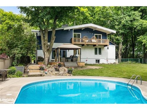 6157 9 Line N, Oro-Medonte, ON - Outdoor With In Ground Pool With Deck Patio Veranda With Backyard