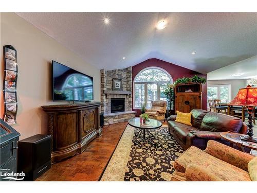 31 Fawndale Crescent, Wasaga Beach, ON - Indoor Photo Showing Living Room With Fireplace