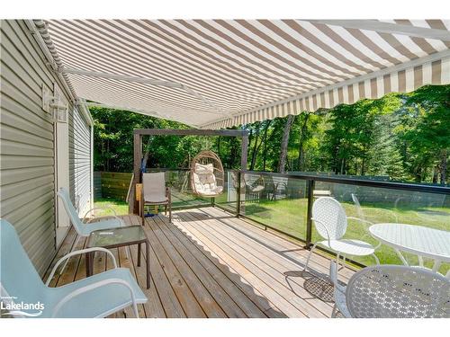 676 Super Sign Road, Emsdale, ON - Outdoor With Deck Patio Veranda With Exterior