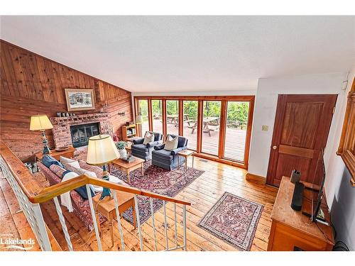 795310 The Blue Mountains - Clearview Townline, The Blue Mountains, ON - Indoor Photo Showing Living Room With Fireplace