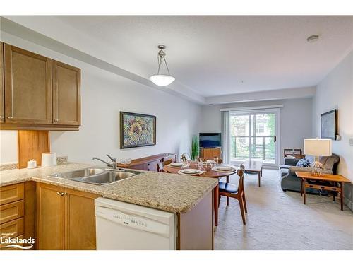 205-91 Raglan Street, Collingwood, ON - Indoor Photo Showing Kitchen With Double Sink