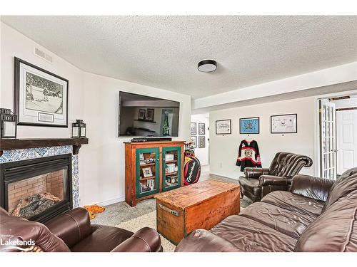 7 Bush Street, Collingwood, ON - Indoor Photo Showing Living Room With Fireplace