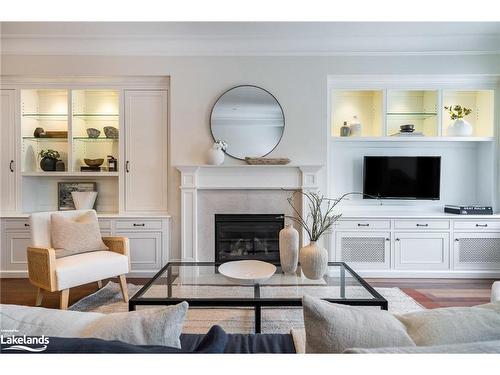 504-40 Trott Boulevard, Collingwood, ON - Indoor Photo Showing Living Room With Fireplace