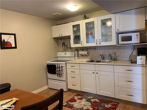 163 Lake Drive, The Blue Mountains, ON - Indoor Photo Showing Kitchen With Double Sink