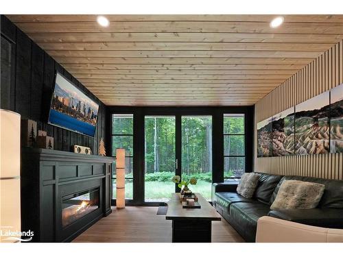 1048 Graydon Lane, Eagle Lake, ON - Indoor Photo Showing Living Room With Fireplace