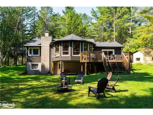 1006 Spring Lake Road, Dwight, ON - Outdoor With Deck Patio Veranda