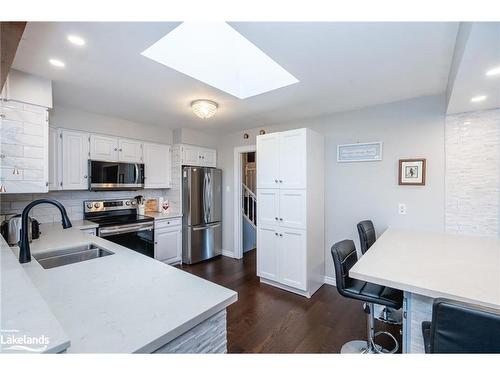 11 Richelieu Street, Penetanguishene, ON - Indoor Photo Showing Kitchen With Stainless Steel Kitchen With Double Sink