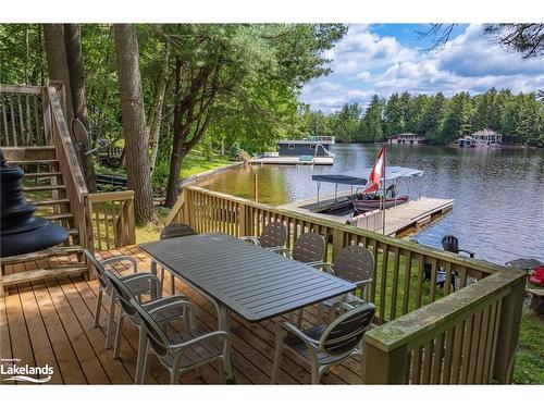 1516 Mortimer'S Point Road, Port Carling, ON - Outdoor With Body Of Water With Deck Patio Veranda With Exterior