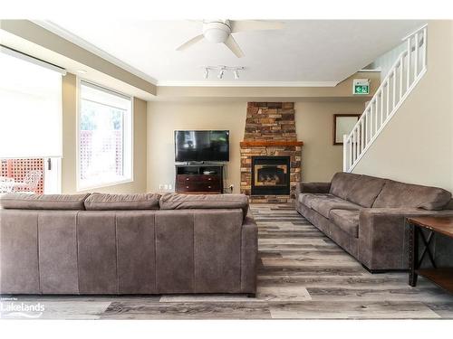 106 Birch View Trail, The Blue Mountains, ON - Indoor Photo Showing Living Room With Fireplace