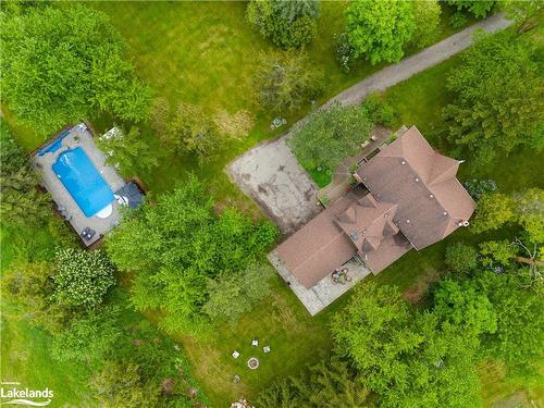 3940 County Road 88, Bradford, ON - Outdoor With In Ground Pool With View