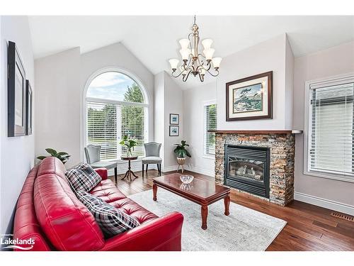 123 Grand Cypress Lane, The Blue Mountains, ON - Indoor Photo Showing Living Room With Fireplace