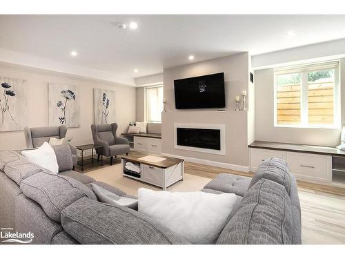 163 Alta Road, The Blue Mountains, ON - Indoor Photo Showing Living Room With Fireplace