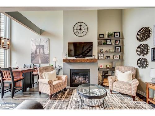 44 Lett Avenue, Collingwood, ON - Indoor Photo Showing Living Room With Fireplace