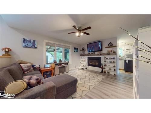 3 Oak Street, Bancroft, ON - Indoor Photo Showing Living Room With Fireplace