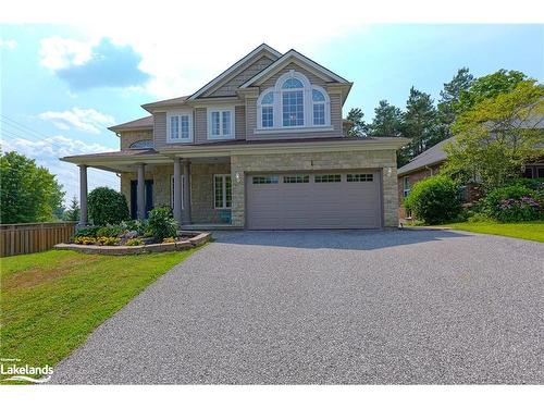 1 Kirbys Way, Huntsville, ON - Outdoor With Deck Patio Veranda With Facade