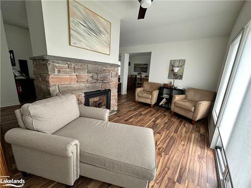 828473 40 Grey Road, The Blue Mountains, ON - Indoor Photo Showing Living Room With Fireplace