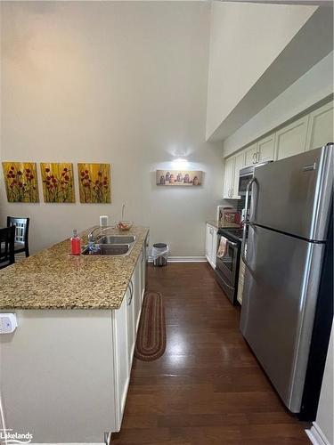 304-3 Brandy Lane Drive, Collingwood, ON - Indoor Photo Showing Kitchen With Double Sink