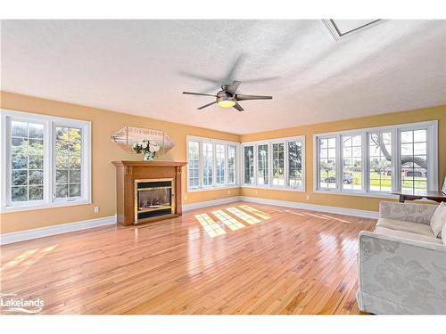 788070 Grey Road 13, Clarksburg, ON - Indoor Photo Showing Living Room With Fireplace