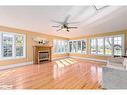 788070 Grey Road 13, Clarksburg, ON  - Indoor Photo Showing Living Room With Fireplace 